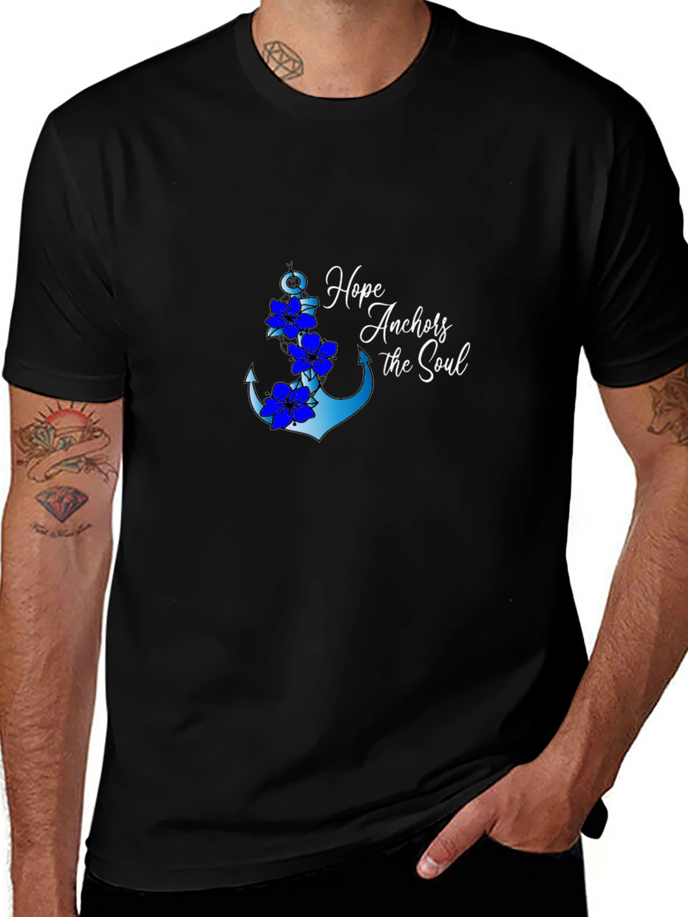 Hope Anchors the Soul Graphic Tee - Stylish Comfort