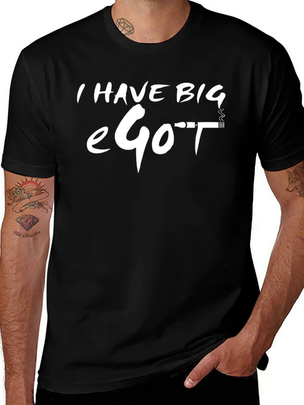 I Have Big eGo T-Shirt - Funny Graphic Tee