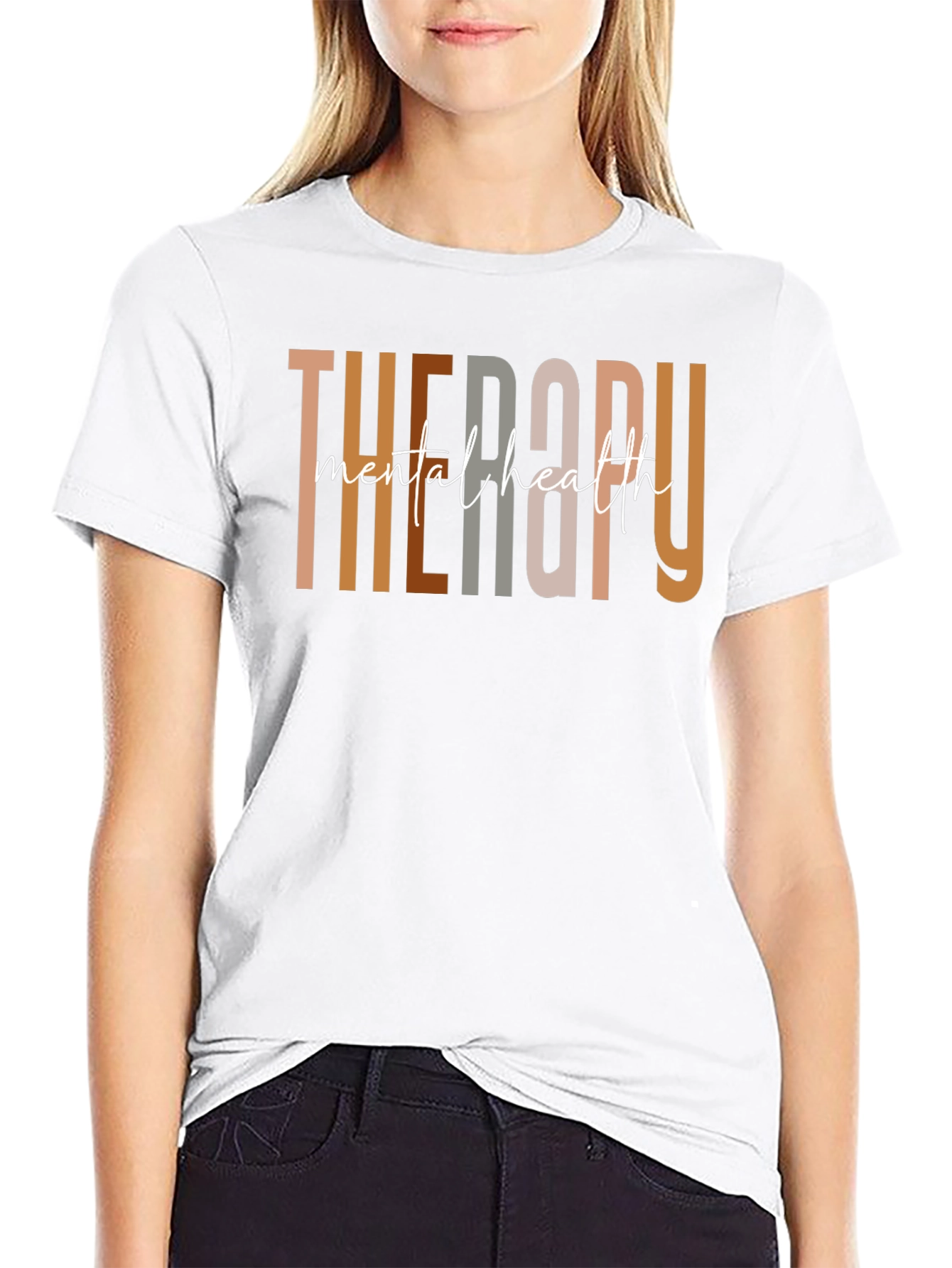 Therapy Mental Health T-Shirt Trendy Graphic Tee