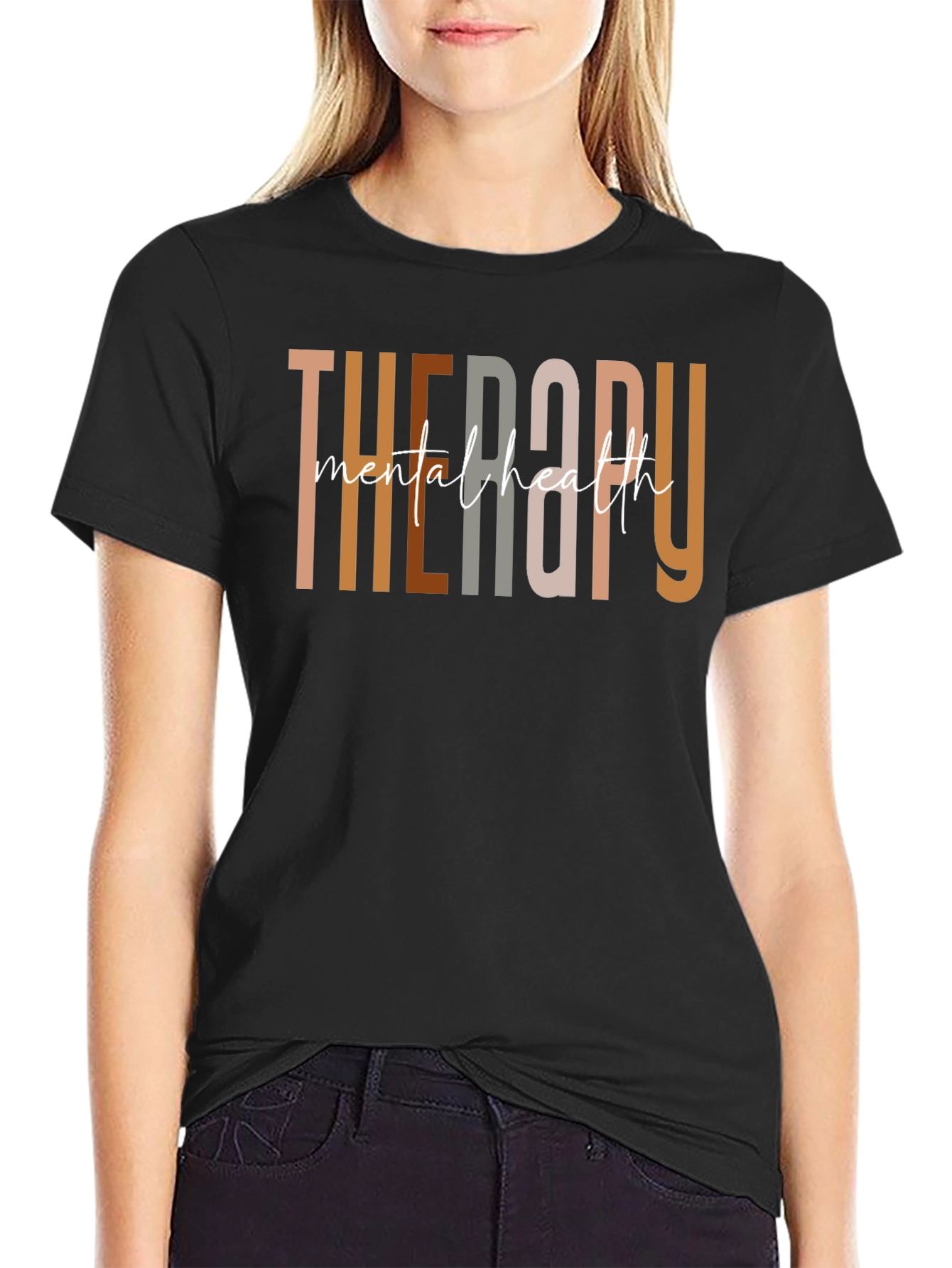 Therapy Mental Health T-Shirt Trendy Graphic Tee