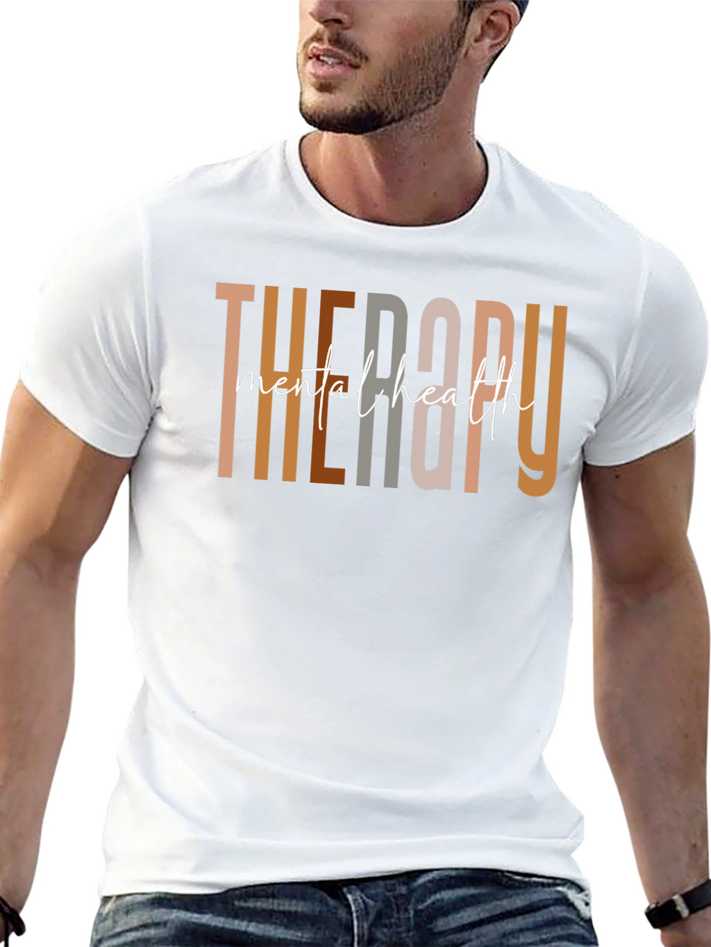 Therapy Mental Health T-Shirt Trendy Graphic Tee