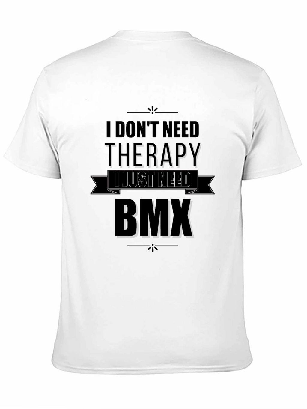 BMX Therapy T-Shirt - Black Graphic Tee