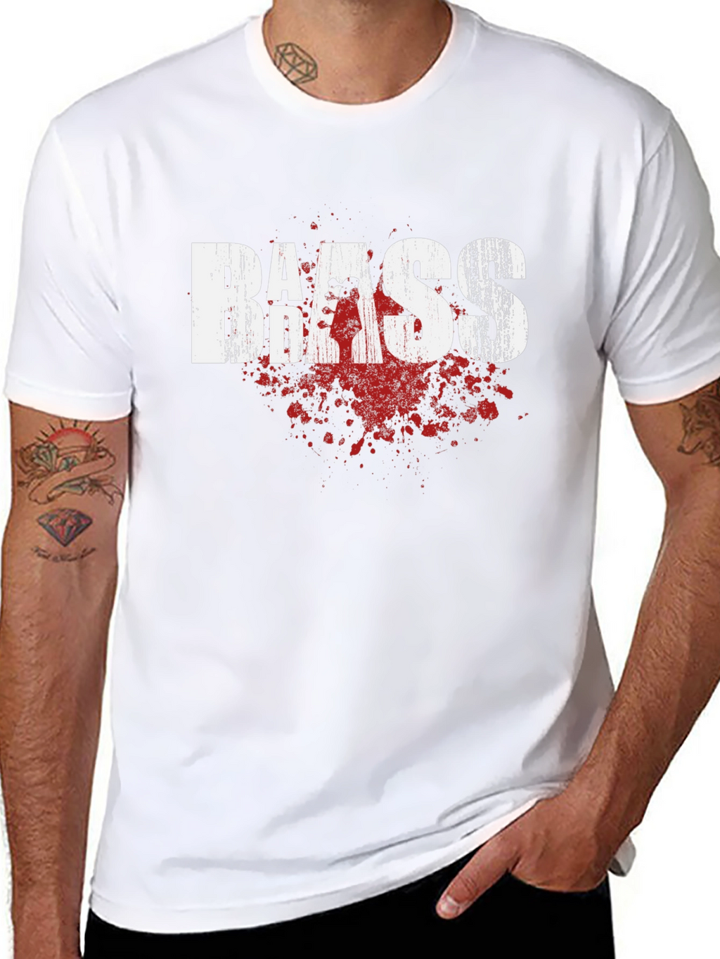 BADA$$ Bass Guitar Graphic Tee - Music Lover Shirt