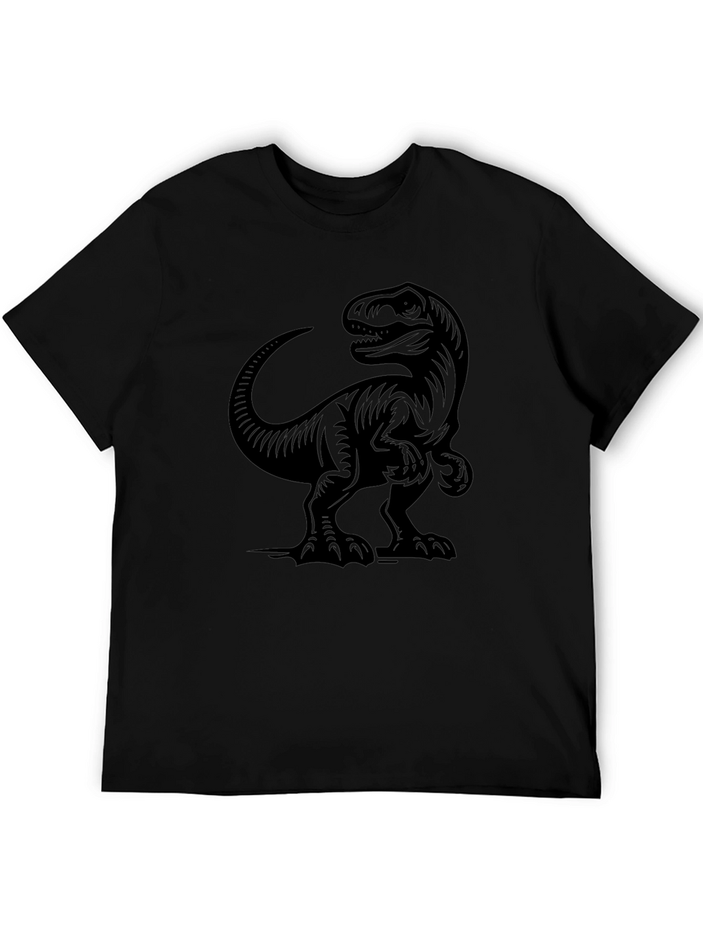 Dinosaur Graphic Black T-Shirt