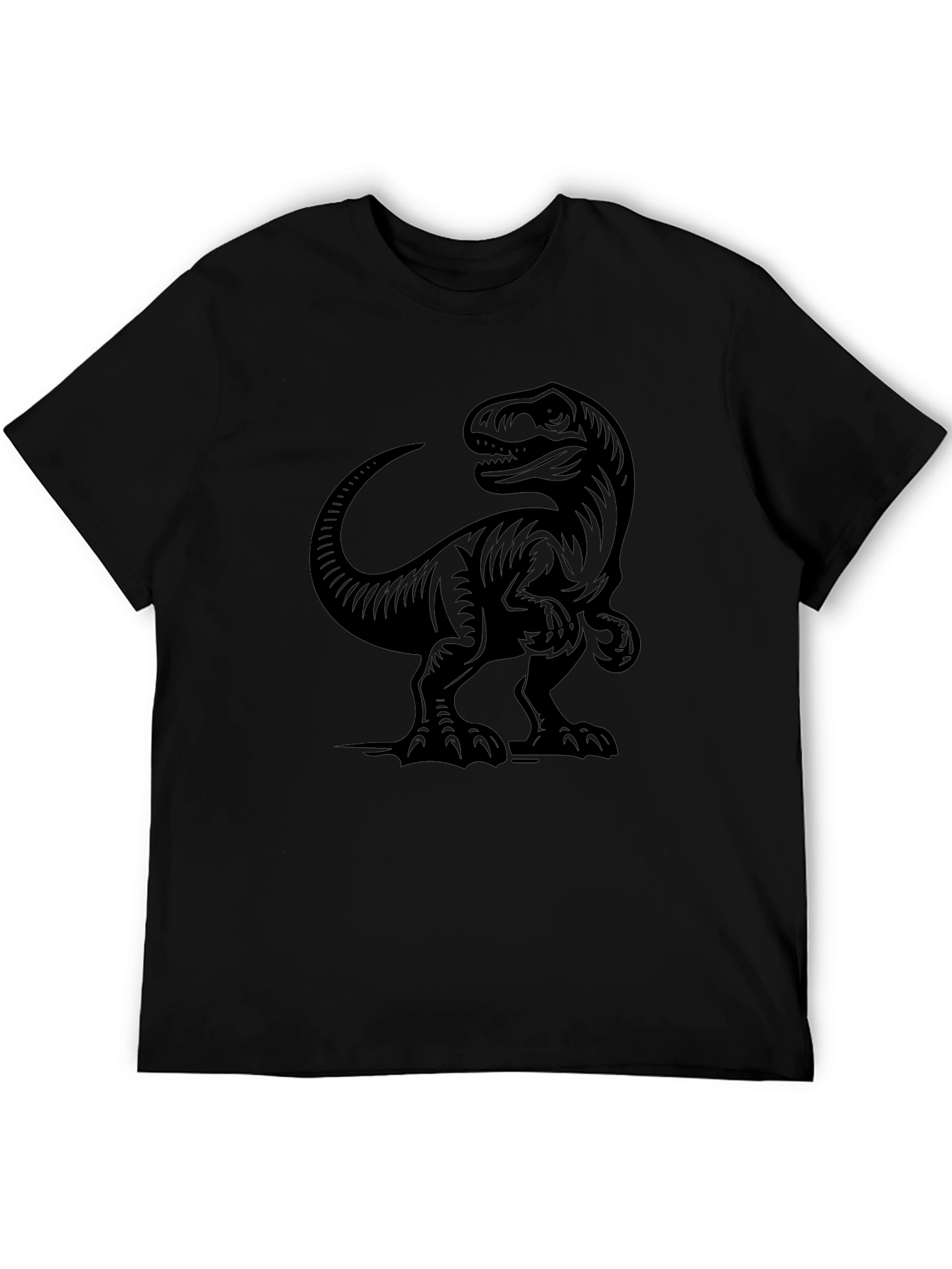 Dinosaur Graphic Black T-Shirt