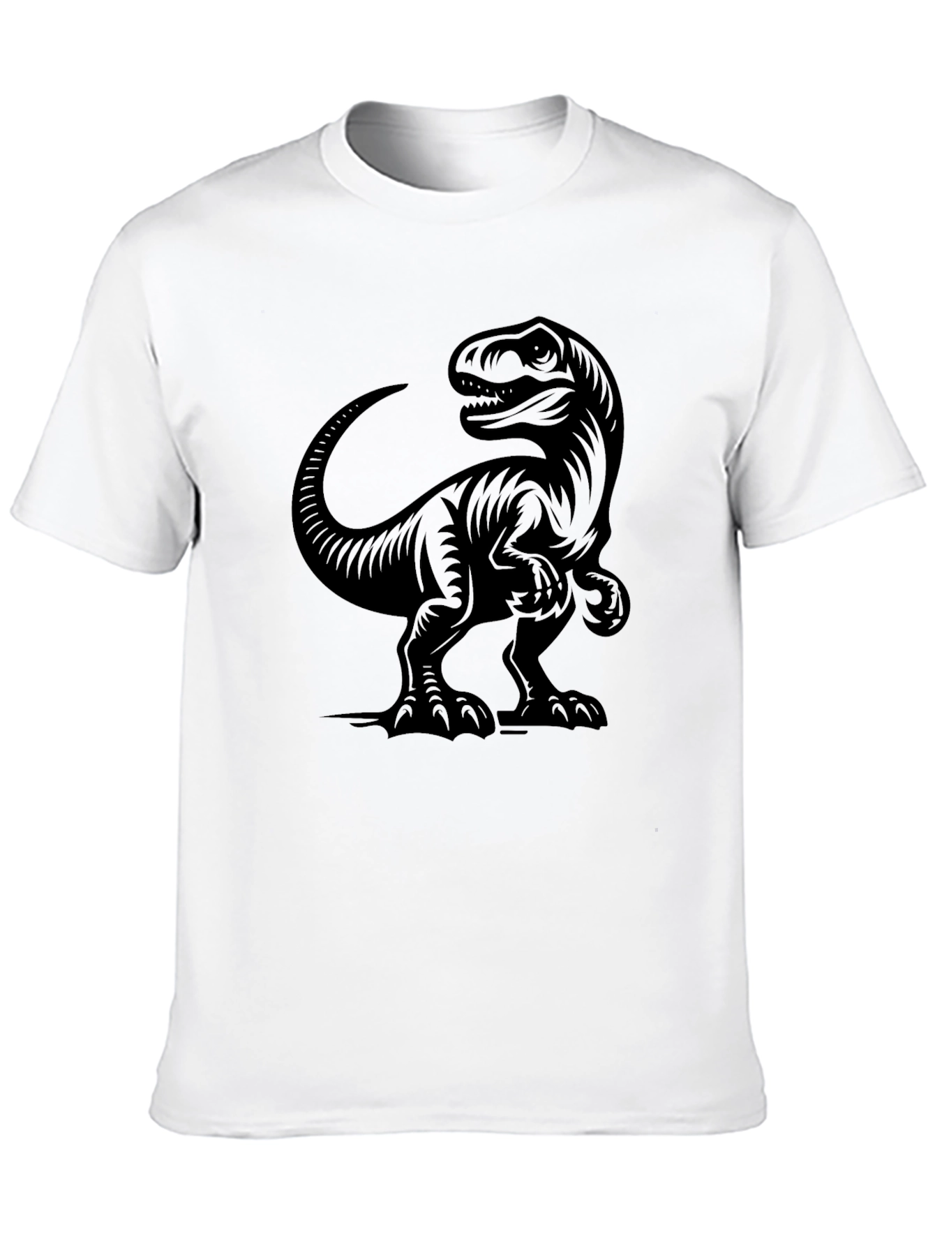 Dinosaur Graphic Black T-Shirt