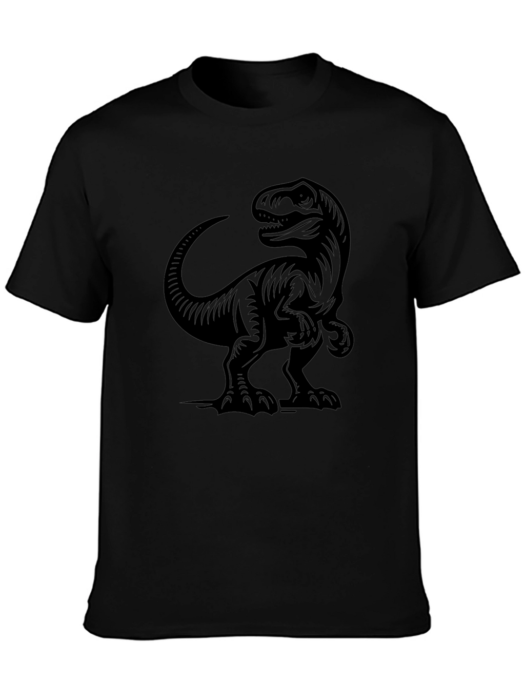 Dinosaur Graphic Black T-Shirt