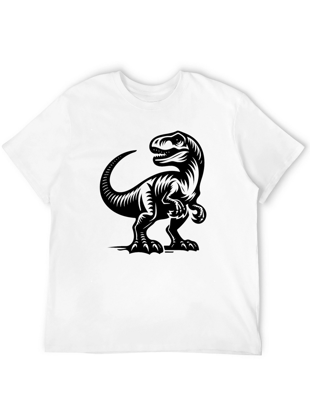 Dinosaur Graphic Black T-Shirt