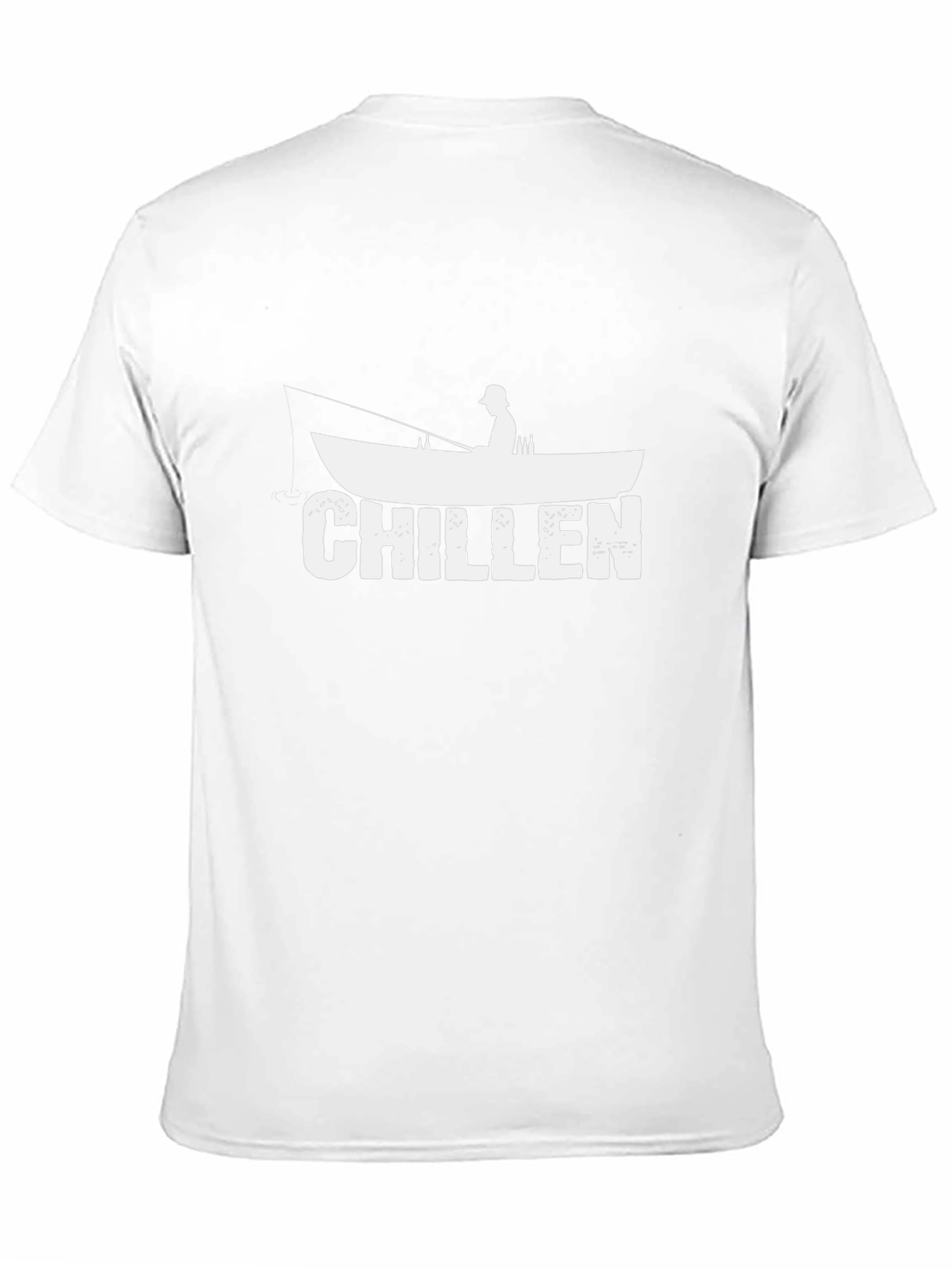 Chillen Fishing Boat Graphic T-Shirt - Relax in Style