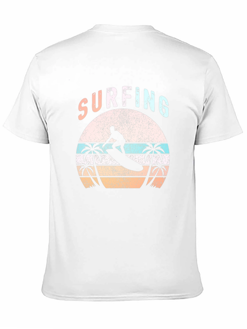 Surfing Graphic Tee - Retro Beach Vibes