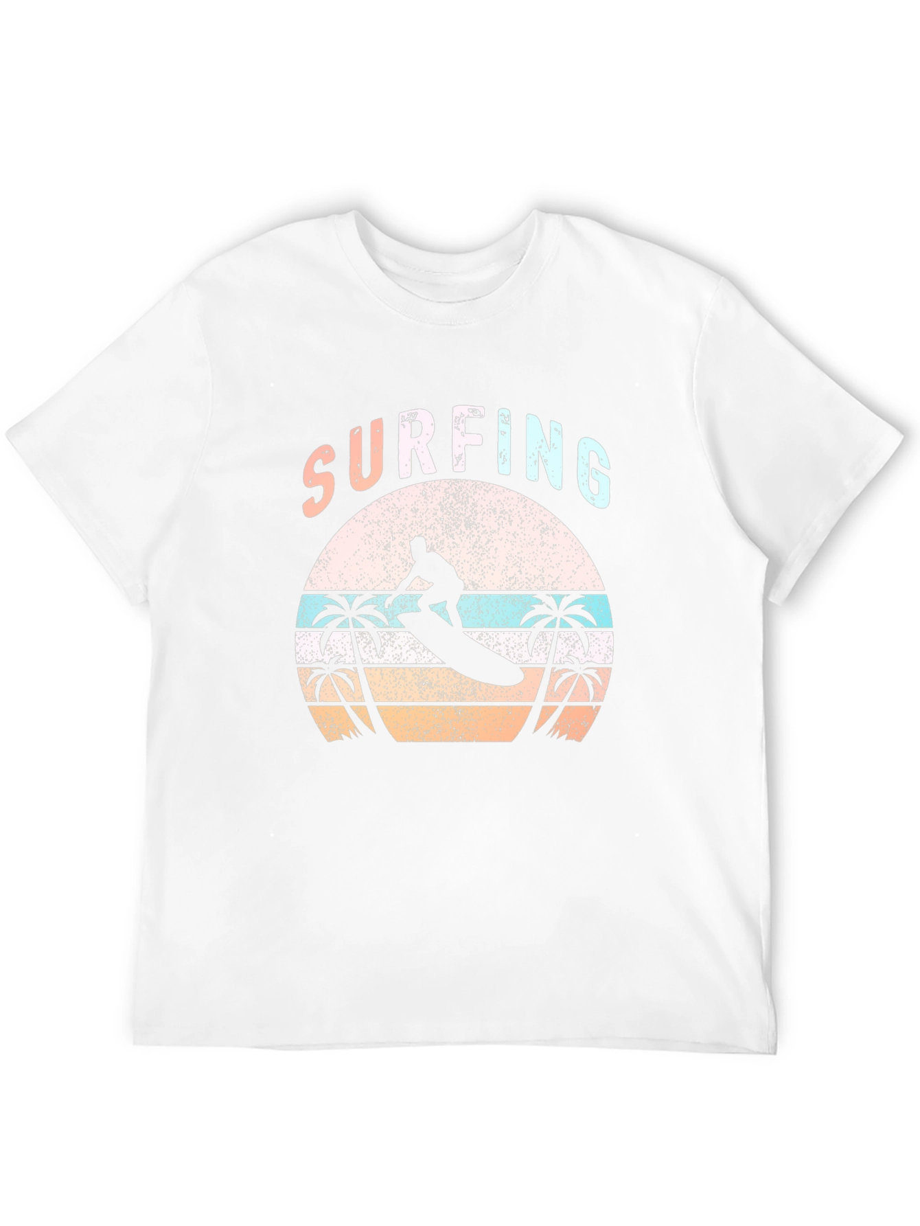 Surfing Graphic Tee - Retro Beach Vibes