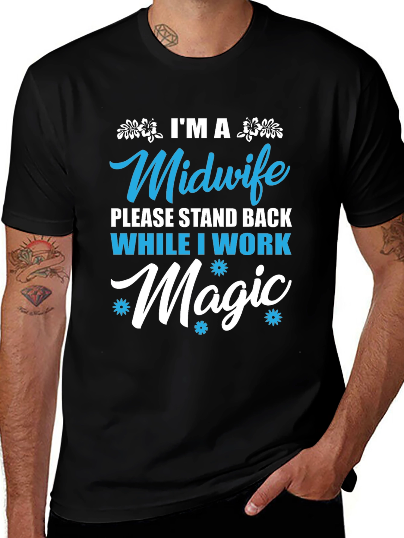 Midwife Magic T-Shirt - Stand Back Design