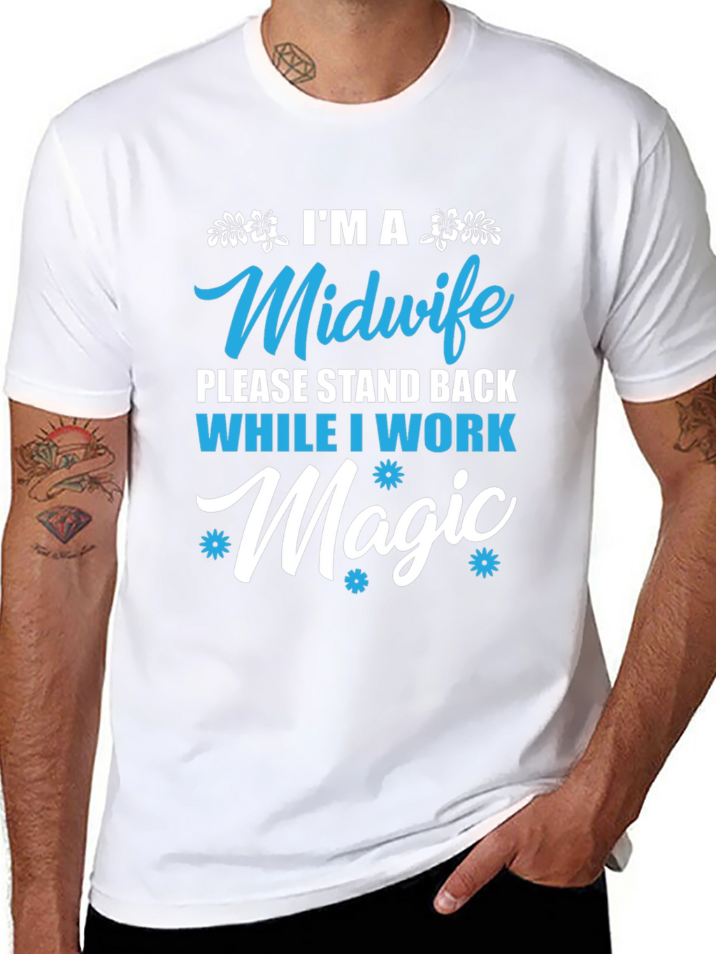 Midwife Magic T-Shirt - Stand Back Design