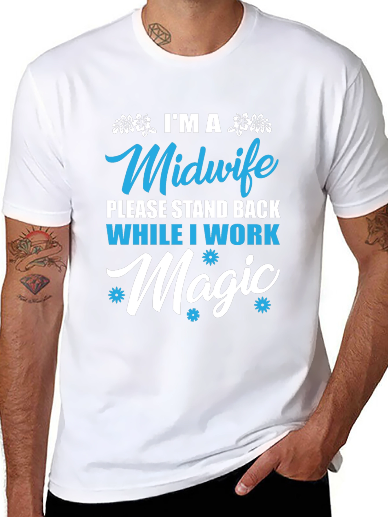 Midwife Magic T-Shirt - Stand Back Design