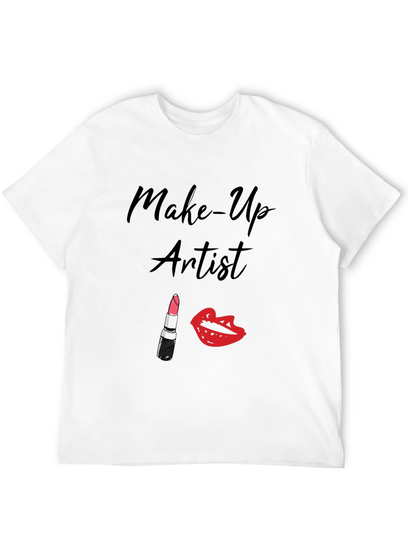 Make-Up Artist Graphic T-Shirt - Black