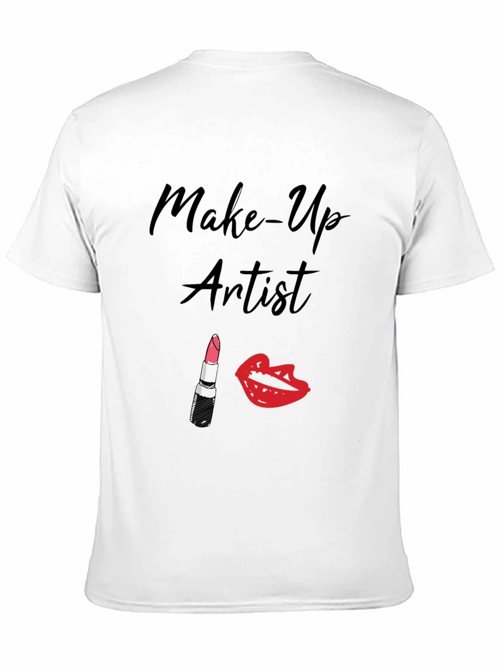 Make-Up Artist Graphic T-Shirt - Black