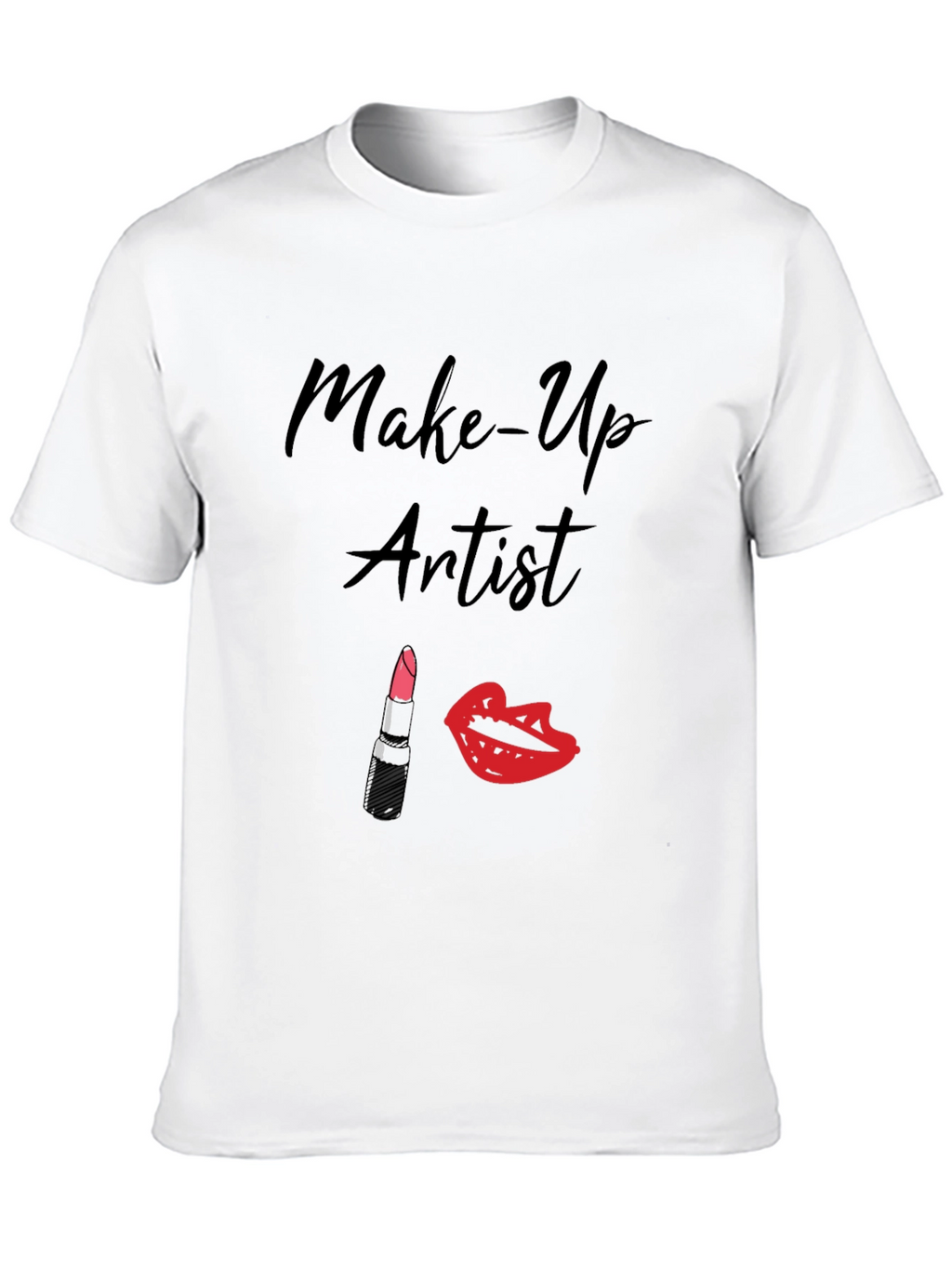 Make-Up Artist Graphic T-Shirt - Black