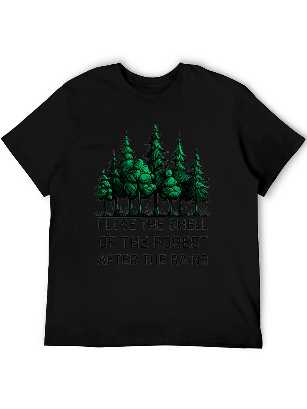 Forest Smell Graphic Tee - Nature Lovers T-Shirt
