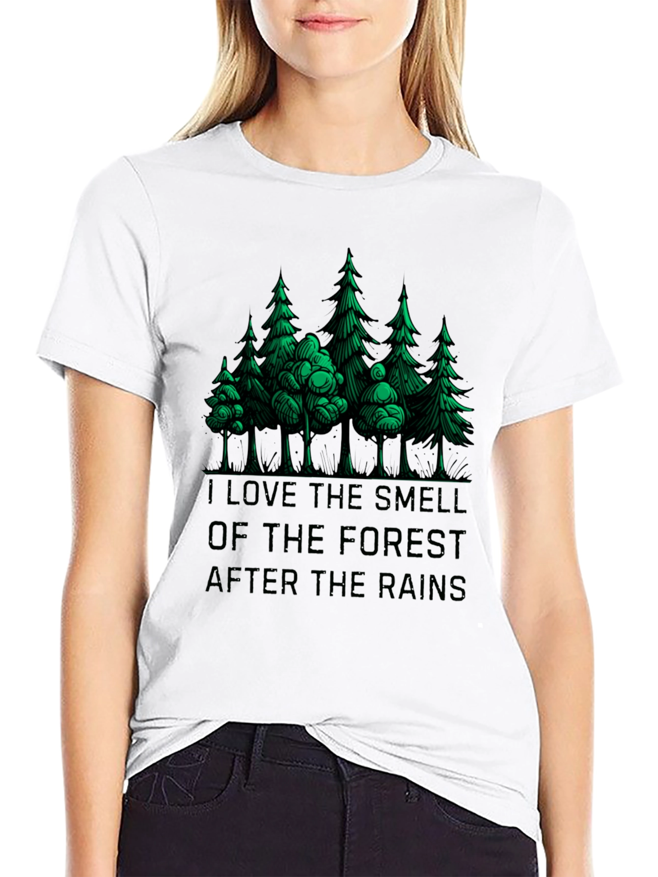 Forest Smell Graphic Tee - Nature Lovers T-Shirt