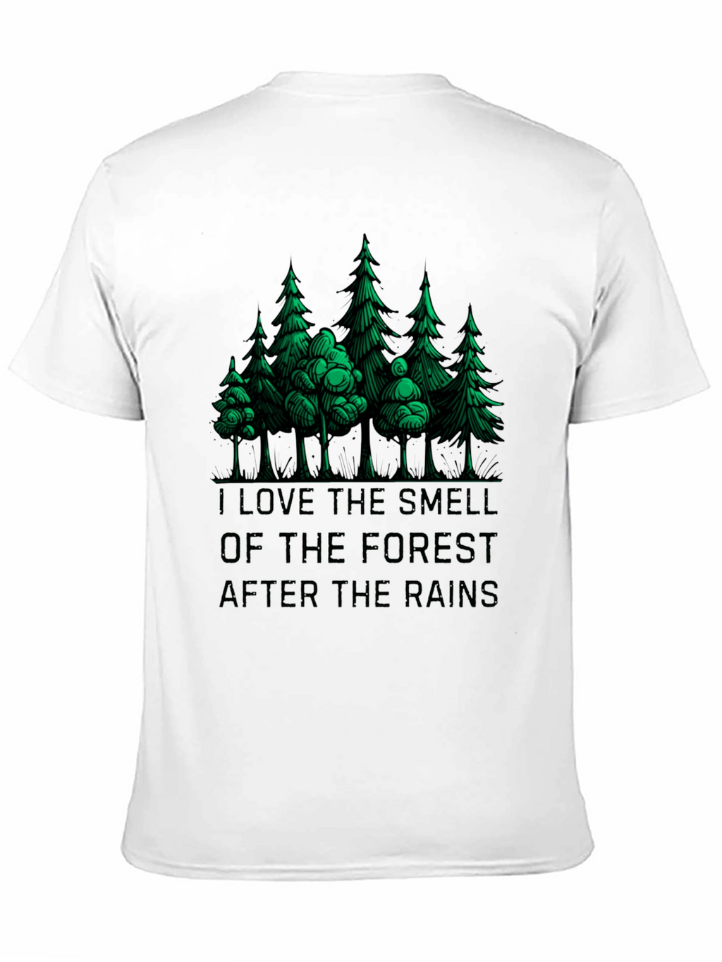 Forest Smell Graphic Tee - Nature Lovers T-Shirt