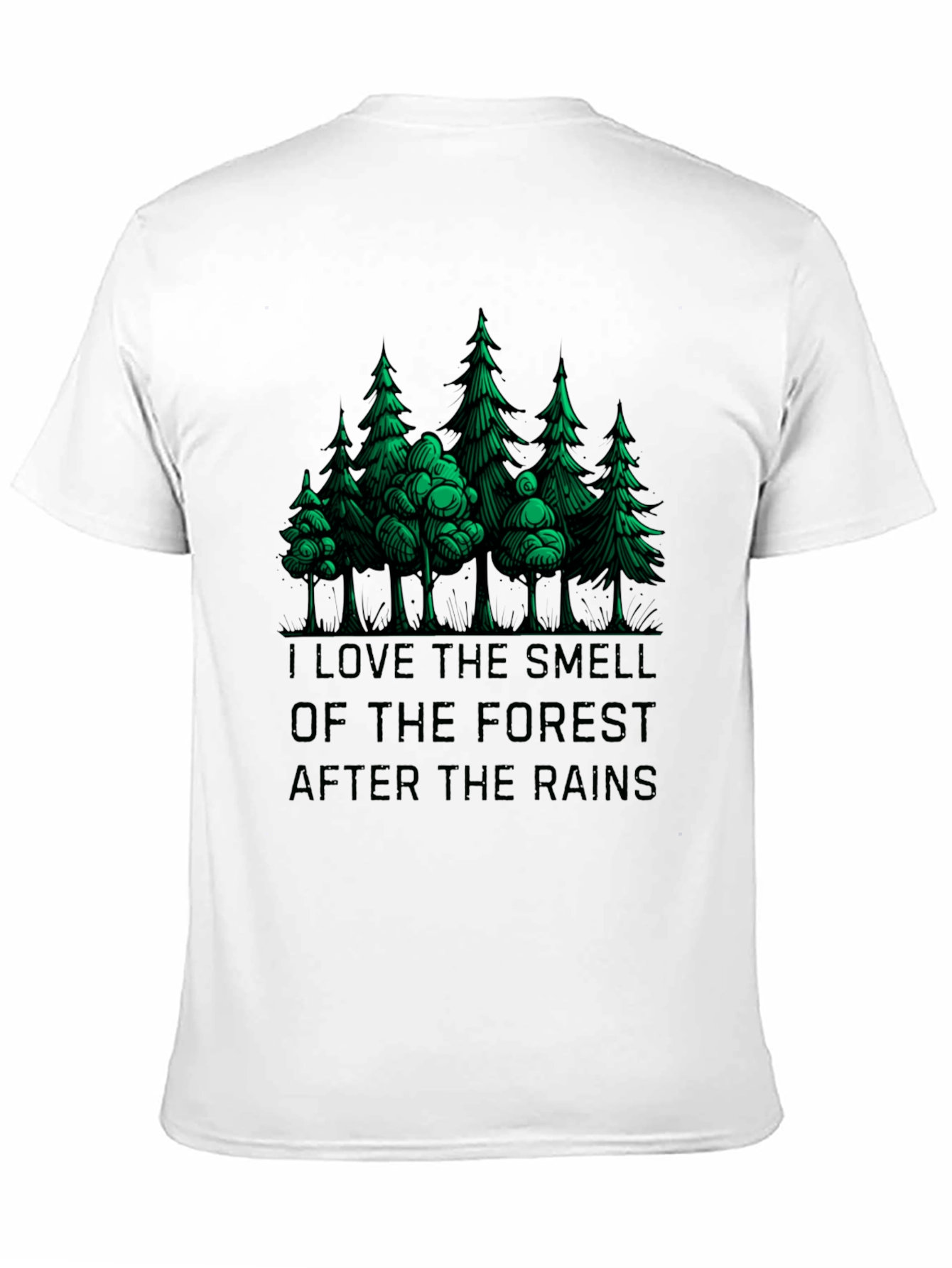 Forest Smell Graphic Tee - Nature Lovers T-Shirt