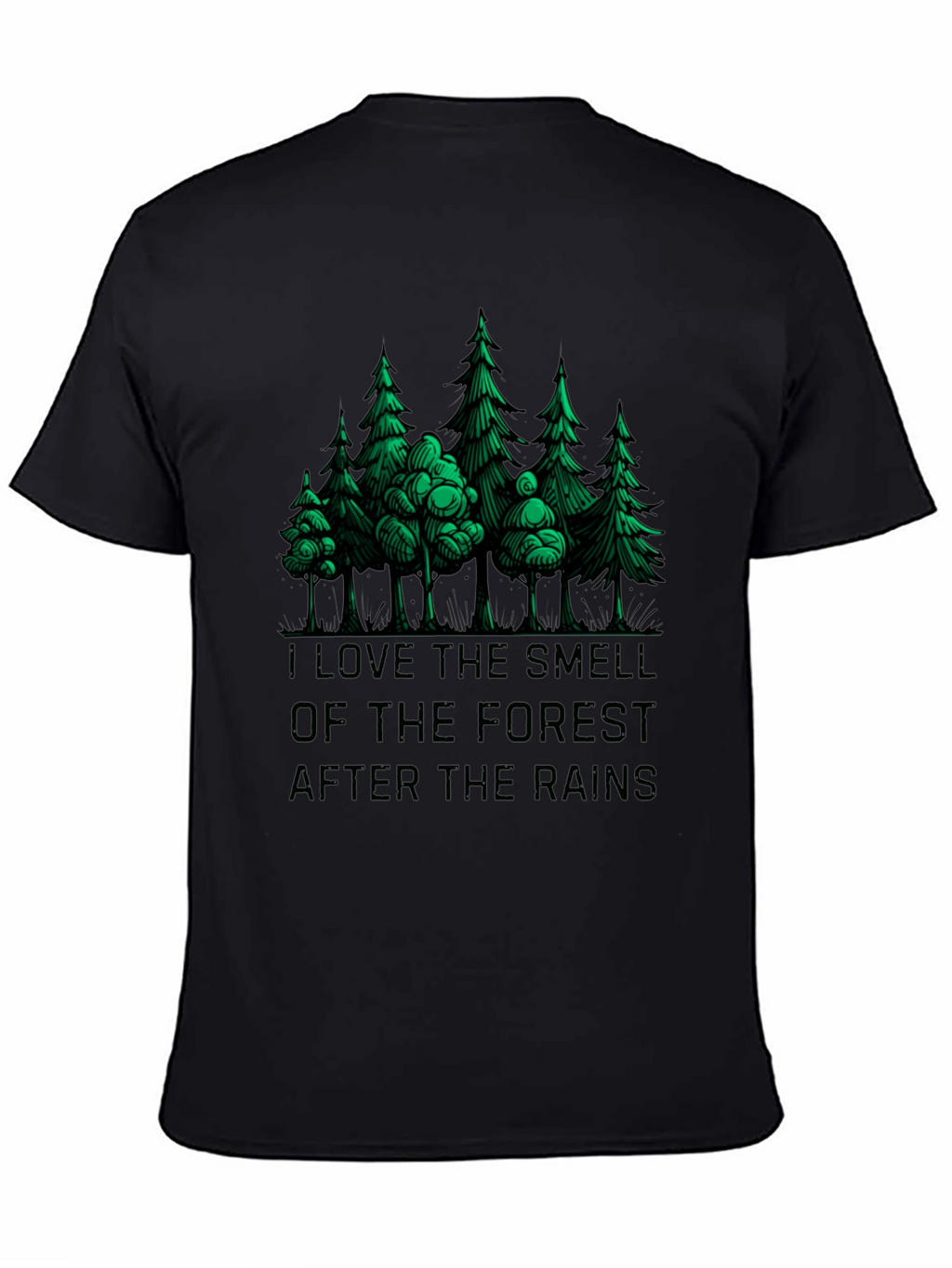 Forest Smell Graphic Tee - Nature Lovers T-Shirt