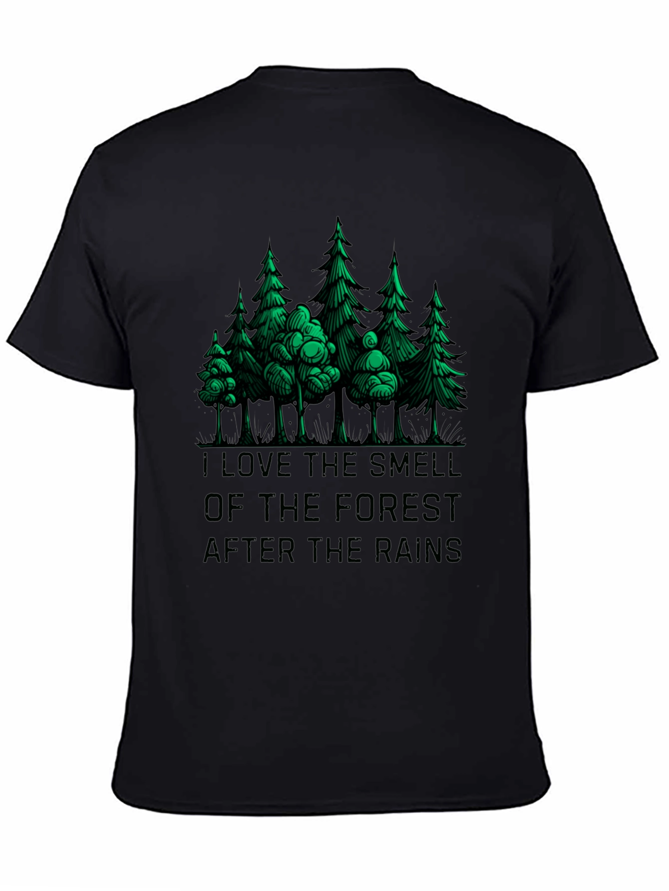 Forest Smell Graphic Tee - Nature Lovers T-Shirt