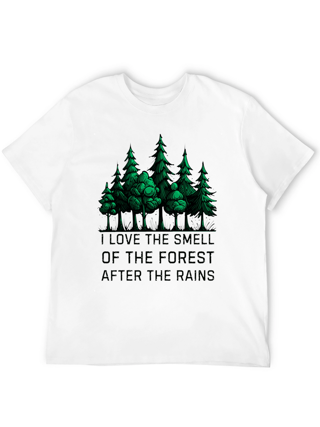 Forest Smell Graphic Tee - Nature Lovers T-Shirt