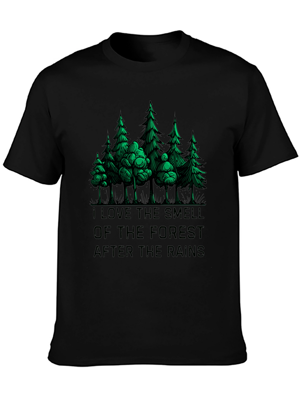 Forest Smell Graphic Tee - Nature Lovers T-Shirt