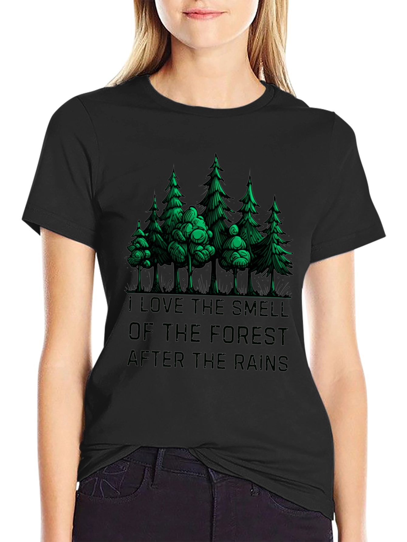 Forest Smell Graphic Tee - Nature Lovers T-Shirt