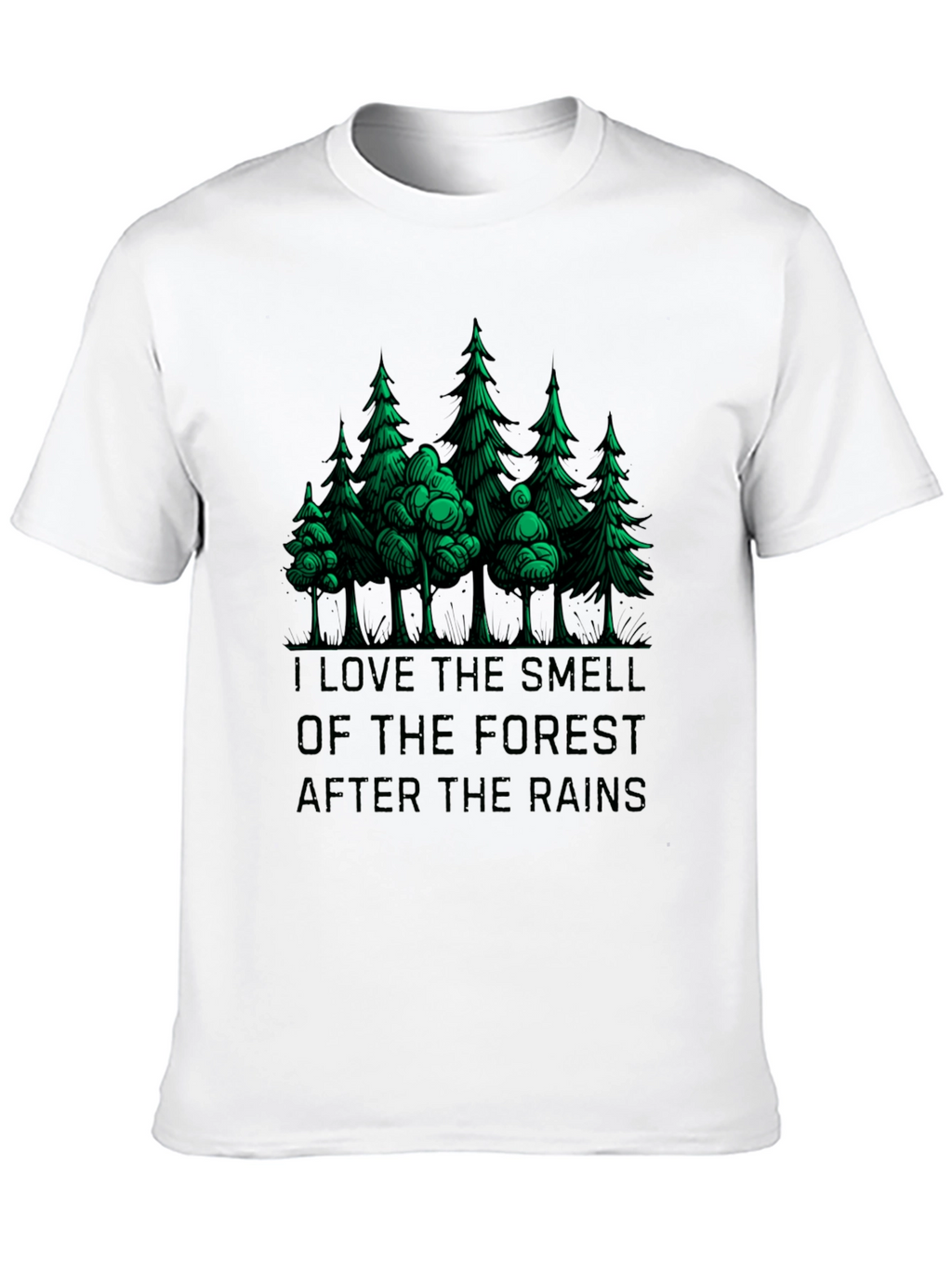 Forest Smell Graphic Tee - Nature Lovers T-Shirt