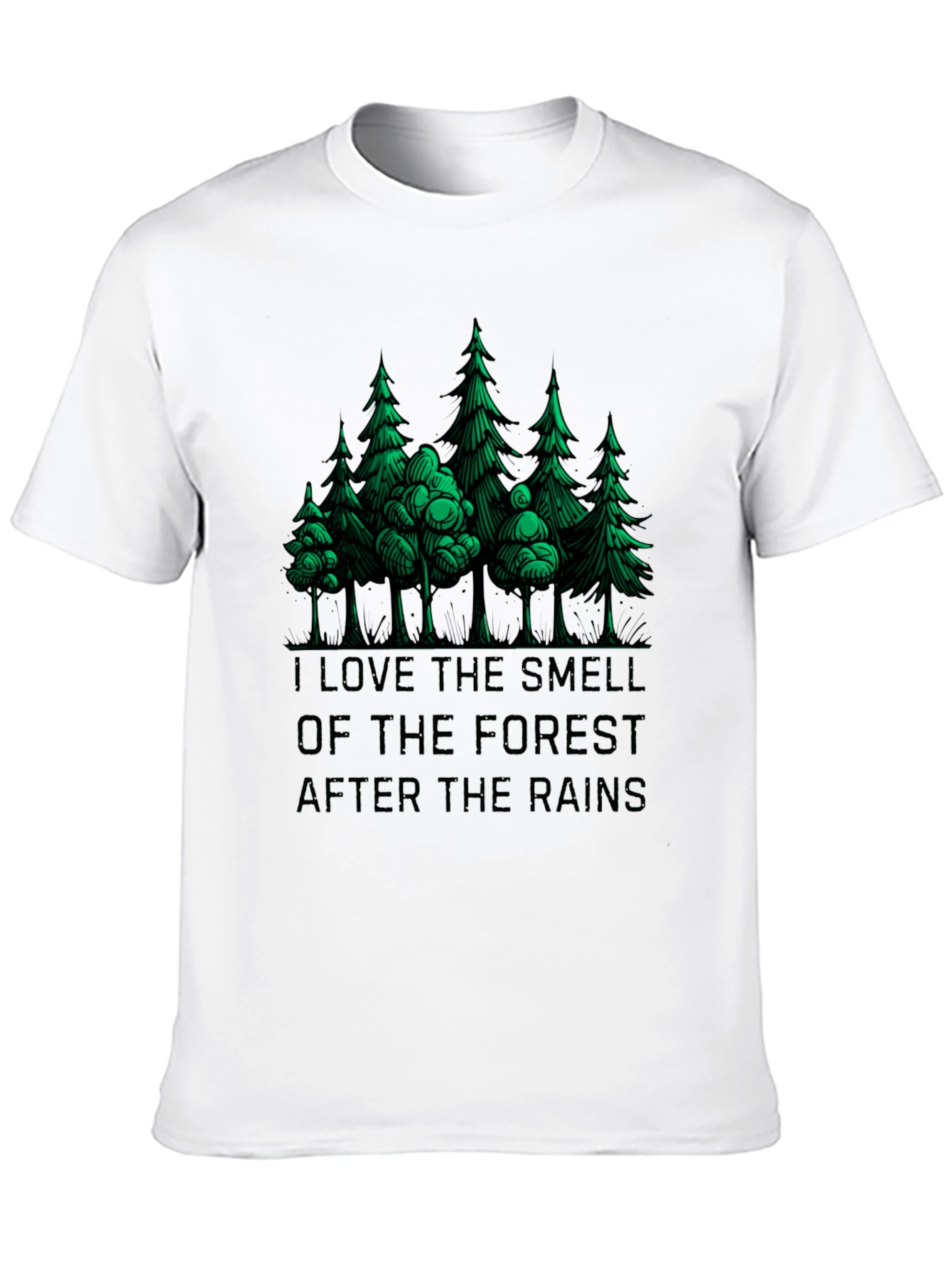 Forest Smell Graphic Tee - Nature Lovers T-Shirt