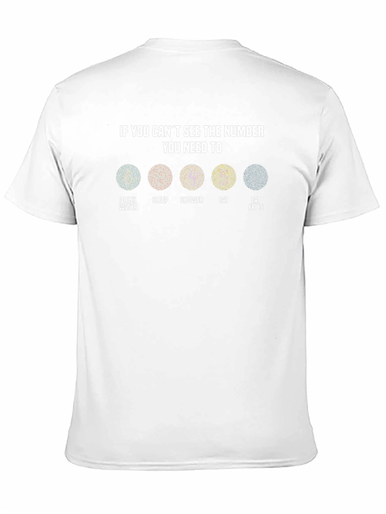 Funny Ishihara Test T-Shirt - If You Cant See The Number You Need To