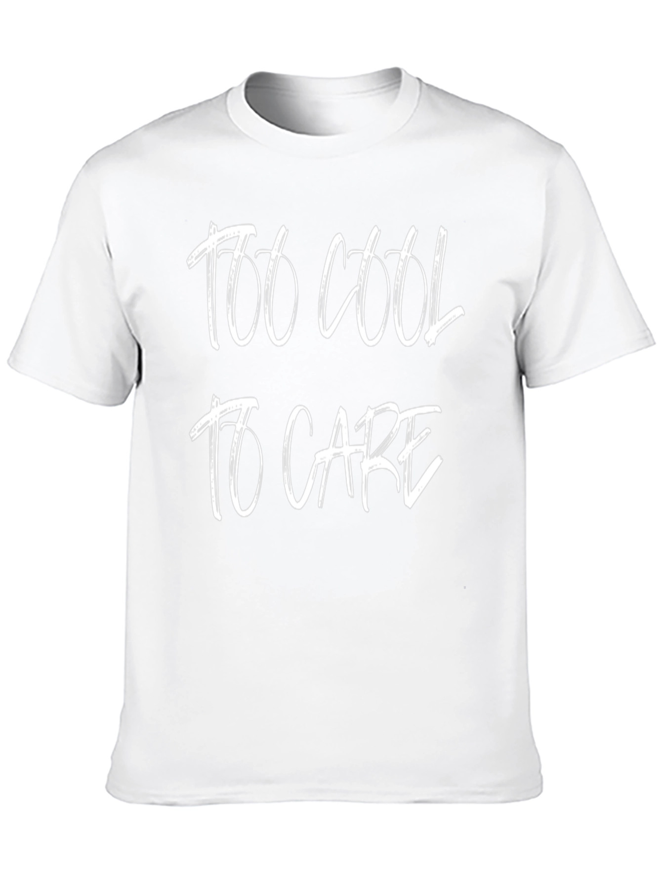 Too Cool to Care Graphic T-Shirt