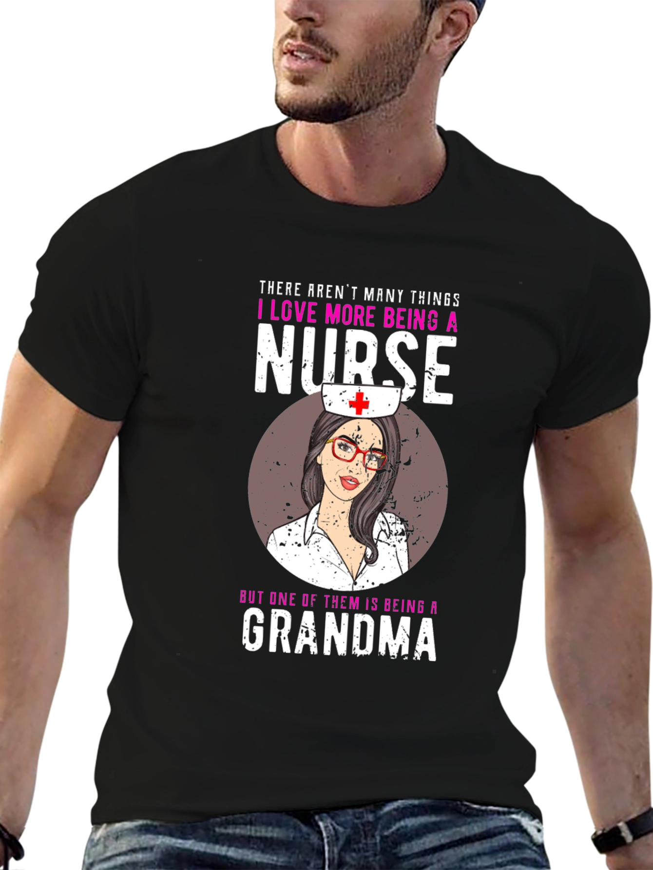 Nurse Grandma Graphic Tee - Perfect Gift!