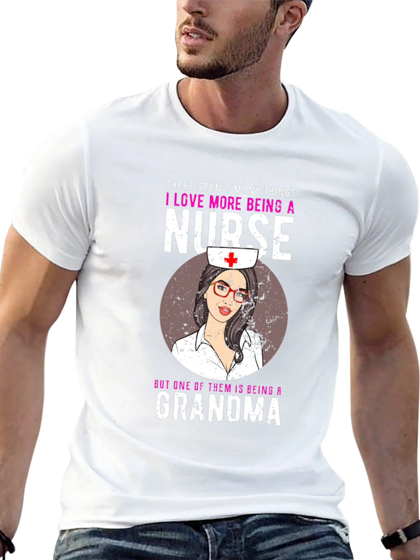 Nurse Grandma Graphic Tee - Perfect Gift!