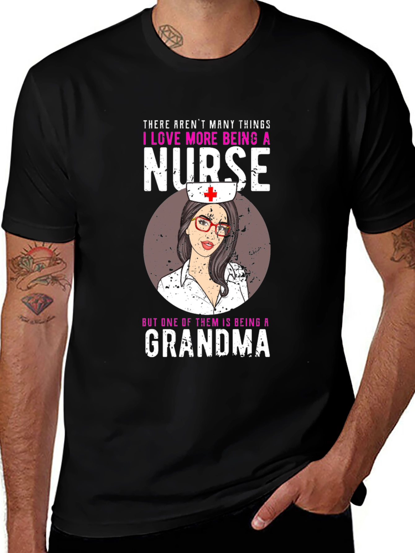 Nurse Grandma Graphic Tee - Perfect Gift!