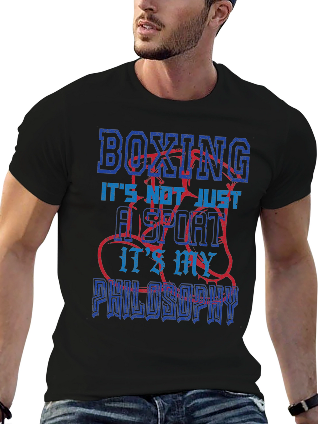 Boxing Philosophy Graphic T-Shirt