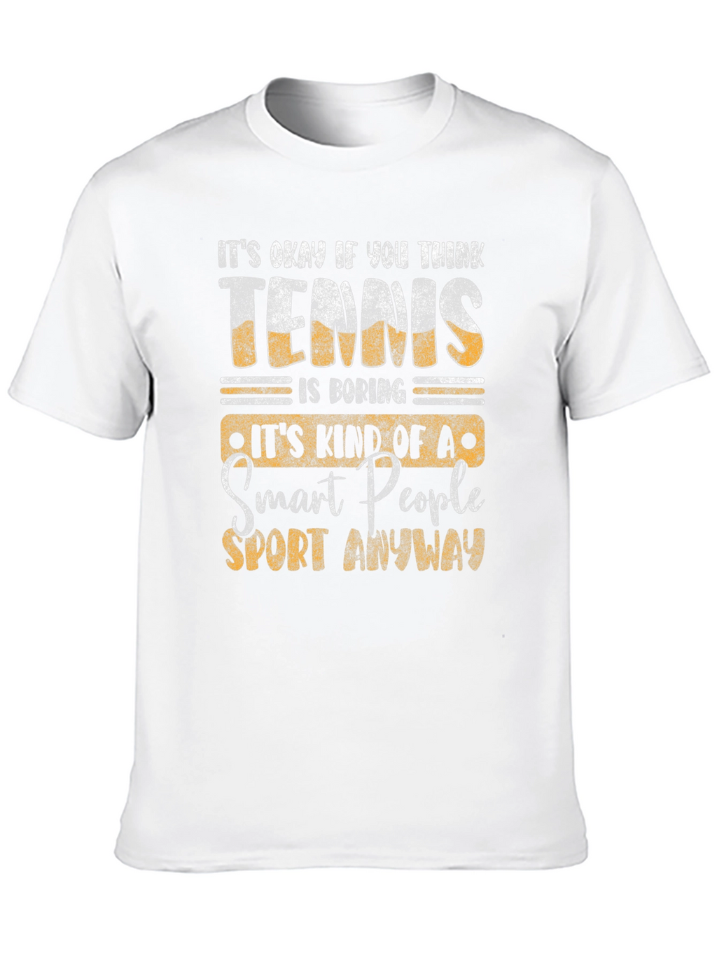 Funny Tennis Smart People T-Shirt