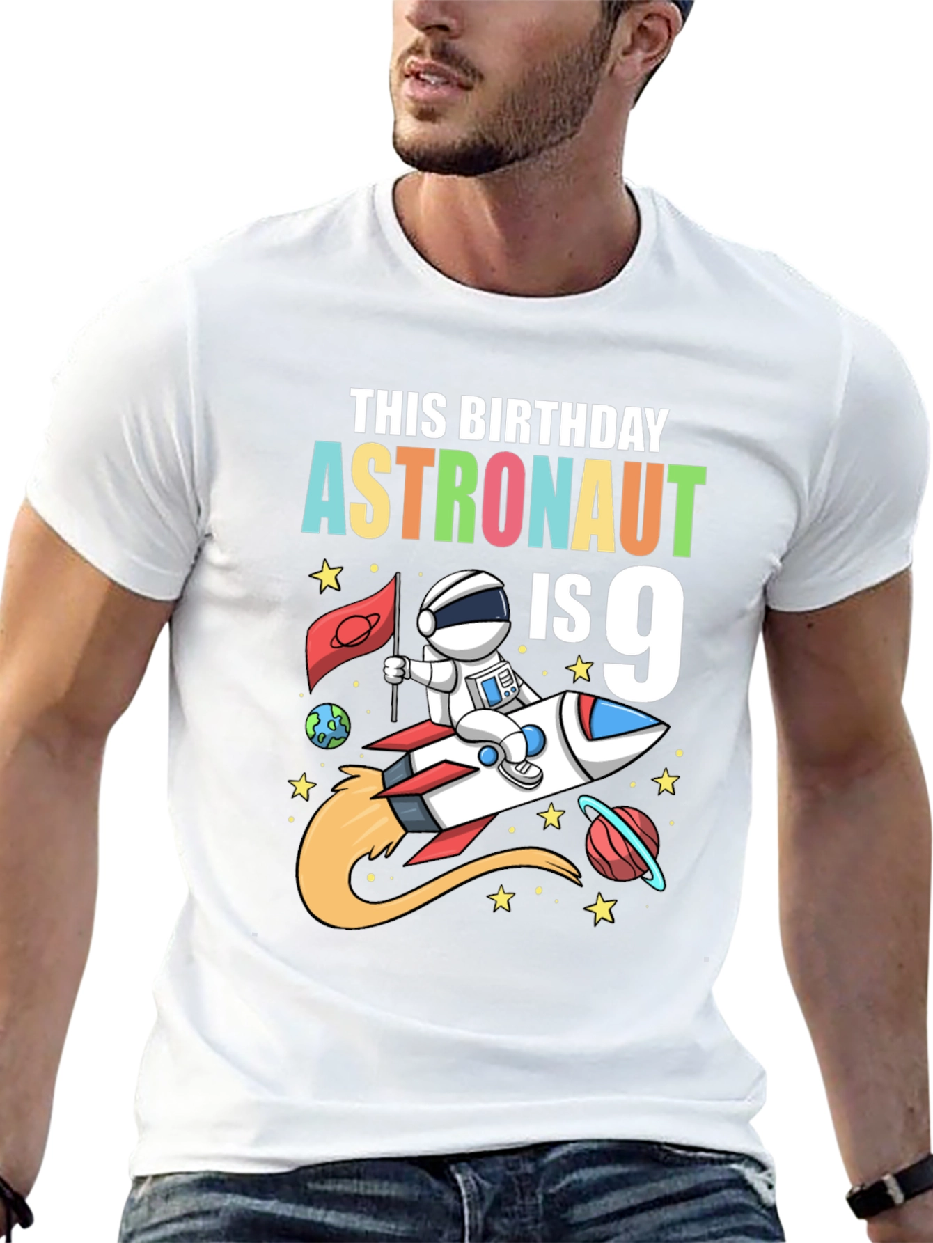 Astronaut 9th Birthday T-Shirt