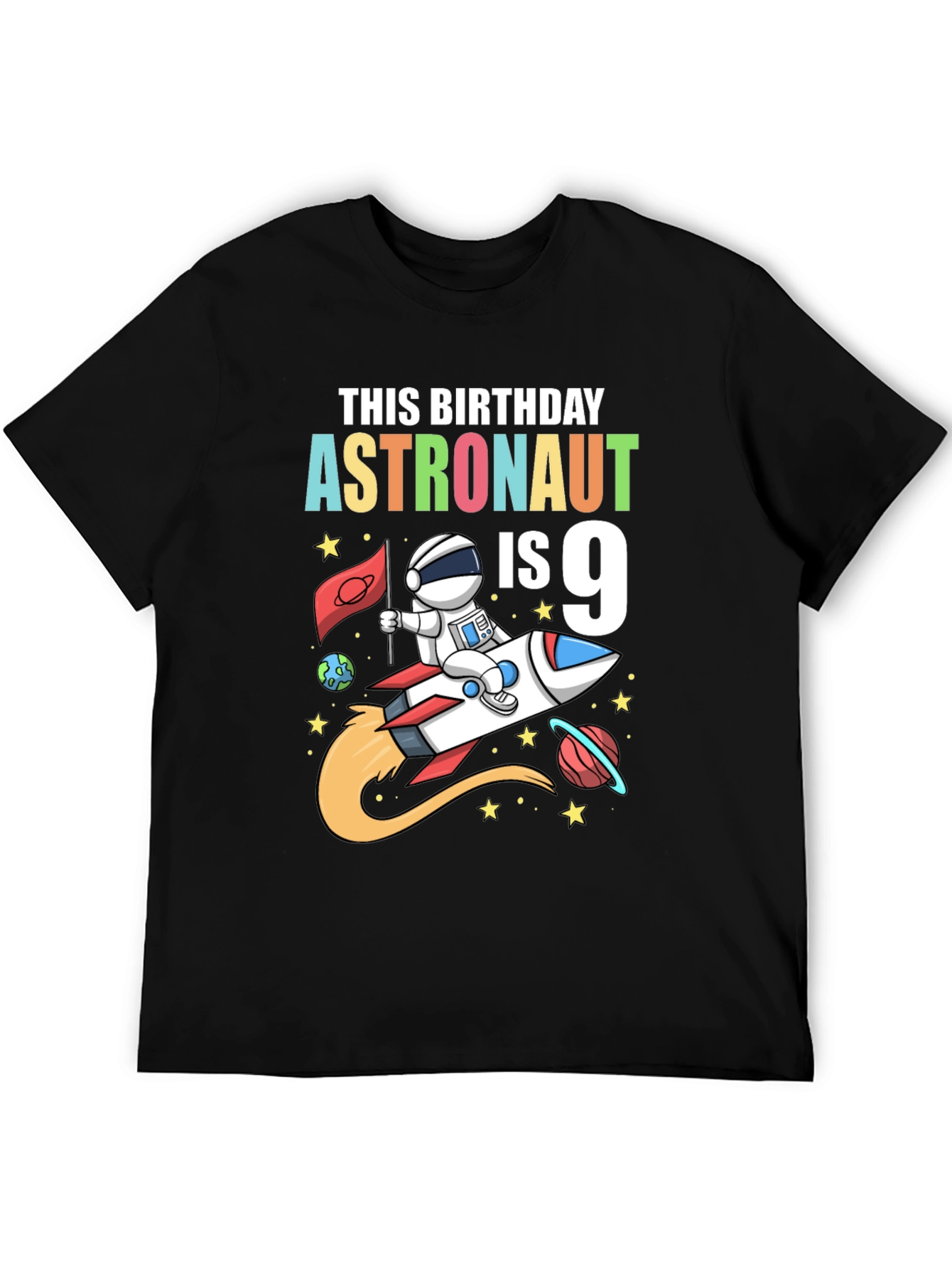 Astronaut 9th Birthday T-Shirt