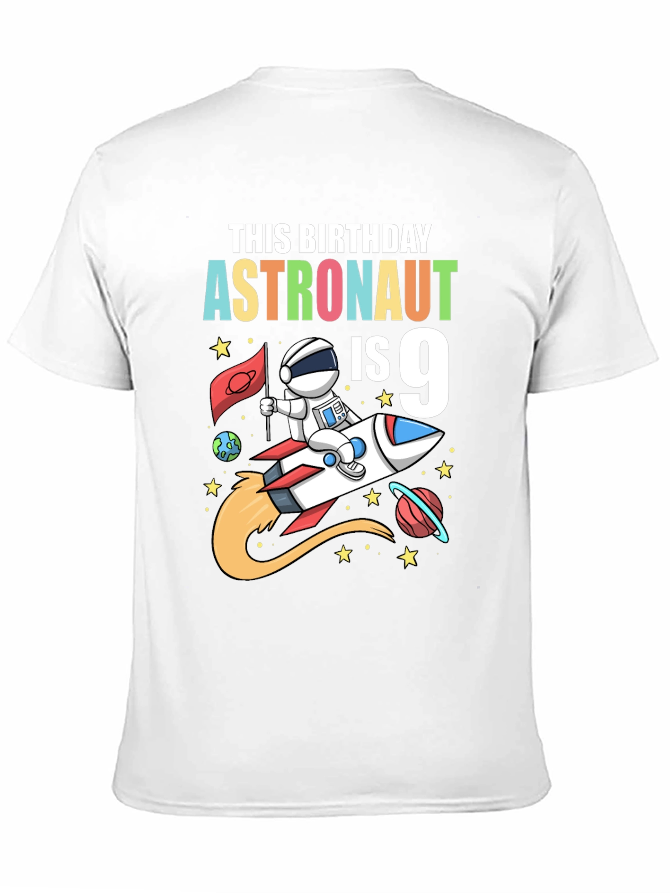 Astronaut 9th Birthday T-Shirt