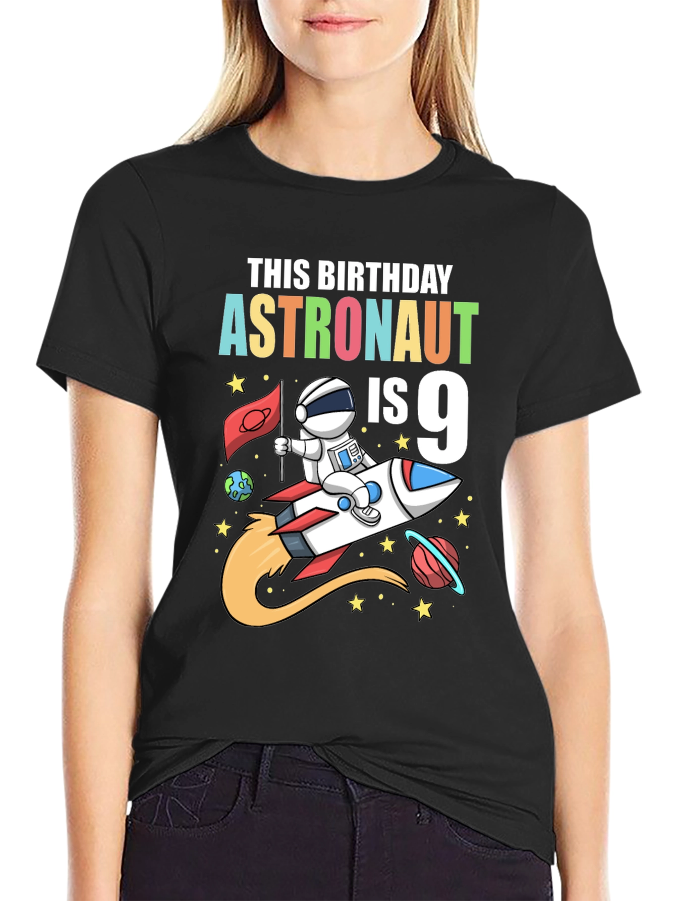 Astronaut 9th Birthday T-Shirt