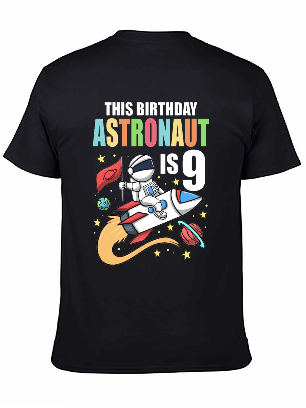 Astronaut 9th Birthday T-Shirt