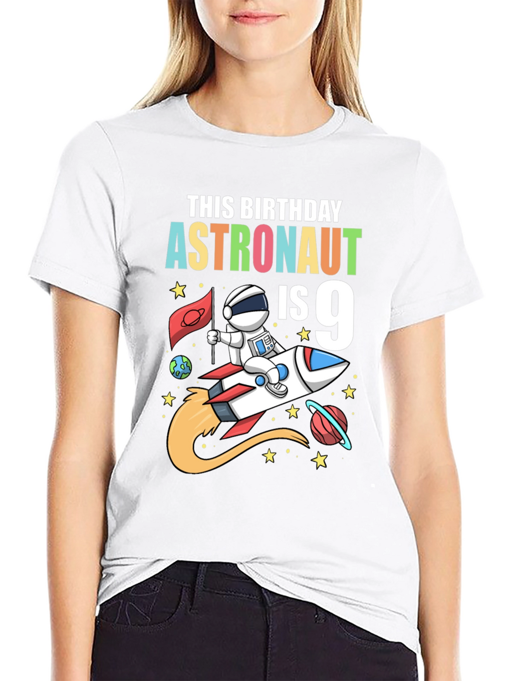 Astronaut 9th Birthday T-Shirt
