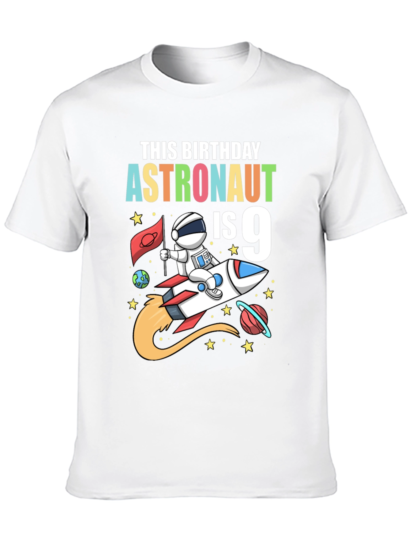 Astronaut 9th Birthday T-Shirt