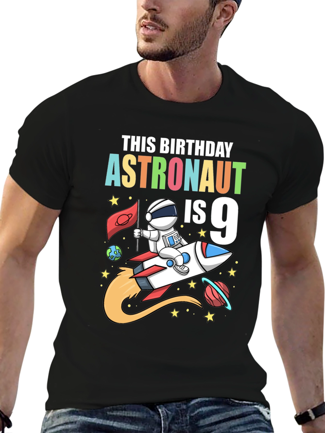 Astronaut 9th Birthday T-Shirt