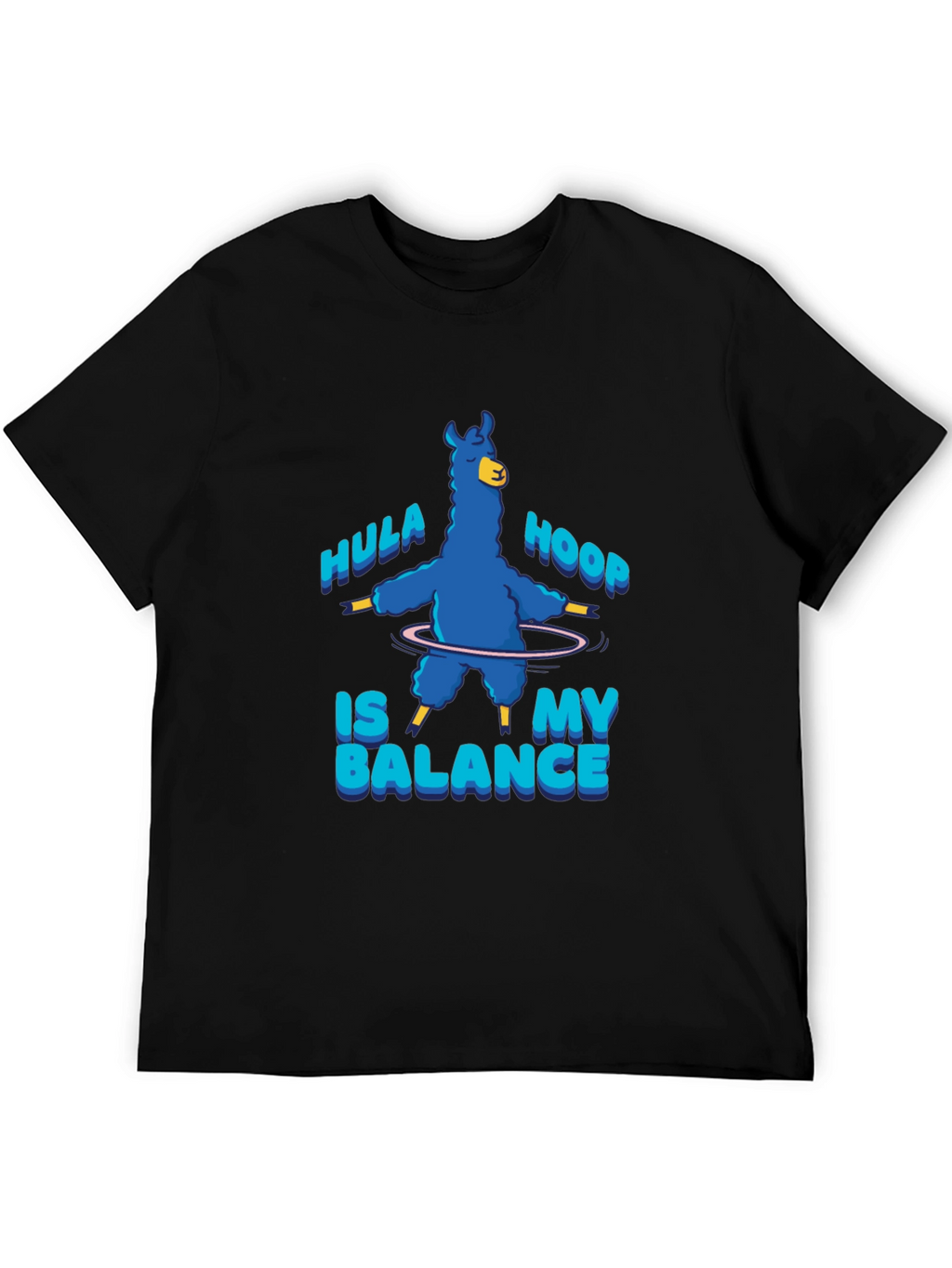 Hula Hoop Llama T-Shirt - Balance in Style