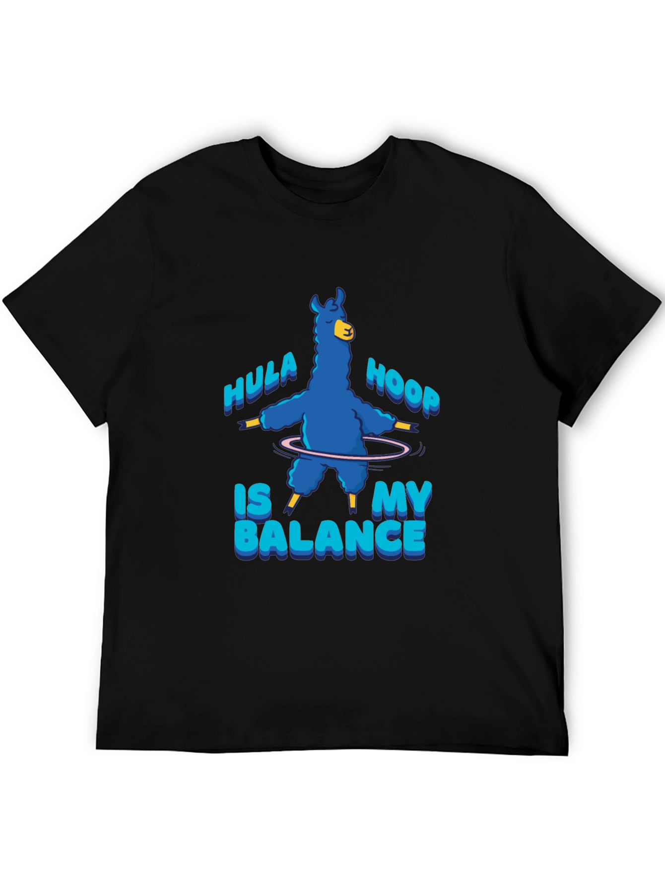 Hula Hoop Llama T-Shirt - Balance in Style