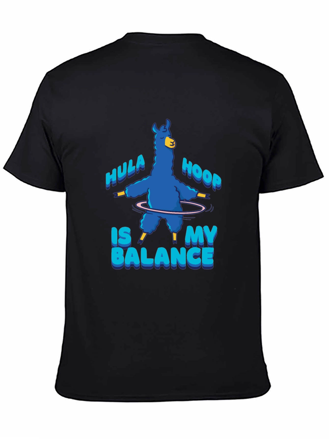 Hula Hoop Llama T-Shirt - Balance in Style